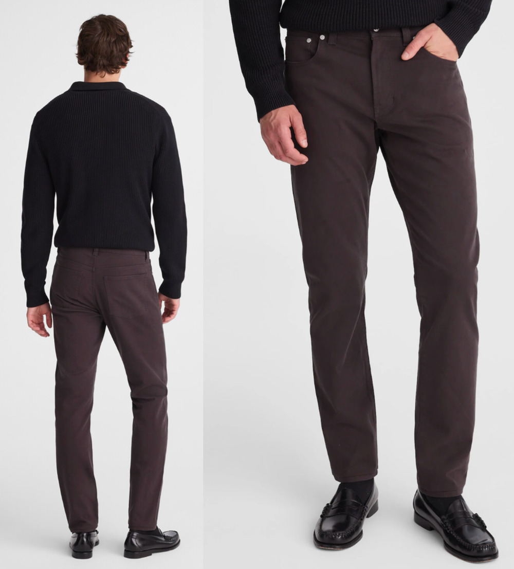 Madewell | NWT Athletic All Day Slim Pants Warm Charcoal | Sz 31x30